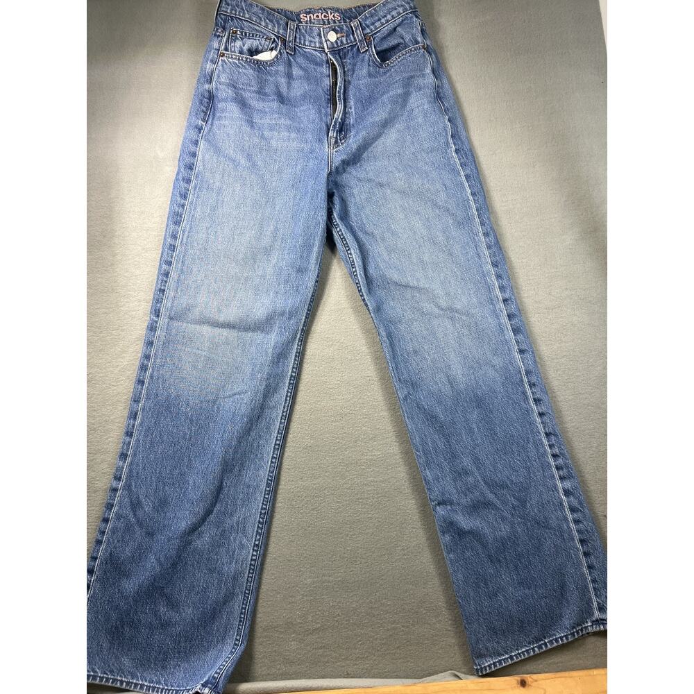 Womens Mother Snacks High Waisted Jeans Size 27 Stylish Denim